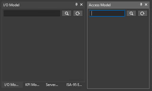 Empty Model Panels