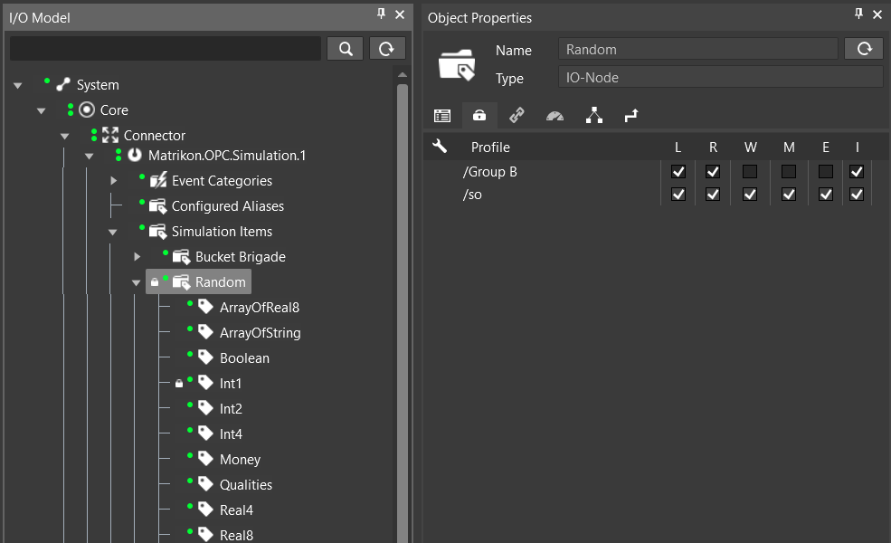 Explicit Permissions for Group B Profile on I/O Node