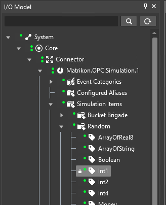 Object Security Reference set in I/O Model