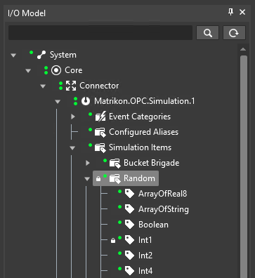 Both Object Security References set in I/O Model